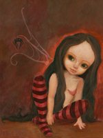 Along Came a Spider, a fairy with spiderweb wings and her new friend, a tiny, adorable spider.