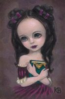 Close to My Heart, a Victorian gothic girl holding a book.