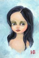 Head in the Clouds, the bust of a strange little girl in the clouds.